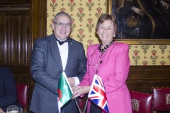 H.E. Lounes Magramen, Algerian Ambassador To The UK and Lady Olga Maitland, Chairman, ABBC